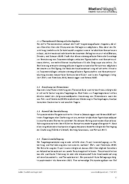 Vorschauseite 6: Digitale Patient:innenschulung: Konzeption eines Erhebungsinstruments für Kompetenzen von Therapeut:innen zur Planung und Umsetzung digitaler Adipositas-Therapie