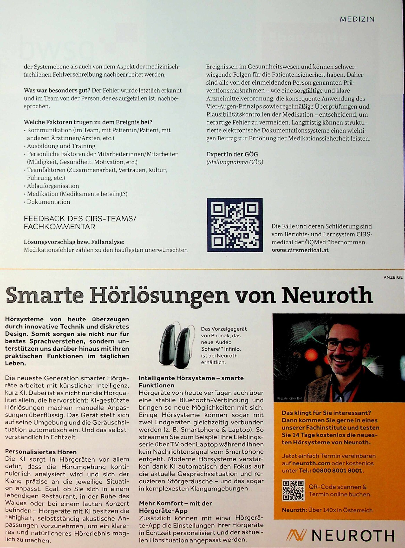 Vorschauseite 2: Verwechslung von CIRS-Haldol und Hydal