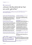 Vorschauseite 1: Unsere Verbundstruktur hat uns sehr geholfen.
