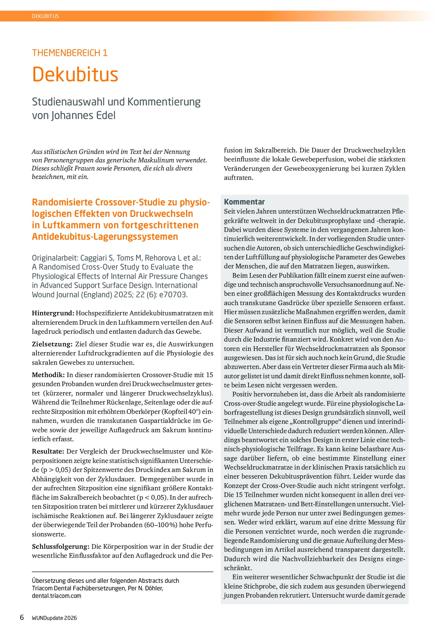 Vorschauseite 1: DEKUBITUS – Themenbereich 1
