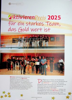 Vorschauseite 1: Aktivieren Preis 2025 für ein starkes Team, das Gold wert ist