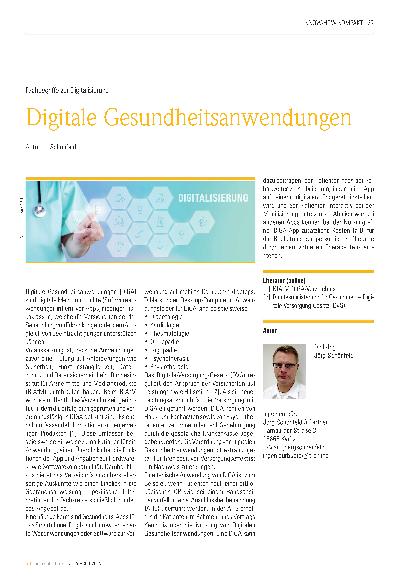 Vorschauseite 1: Digitale Gesundheitsanwendungen