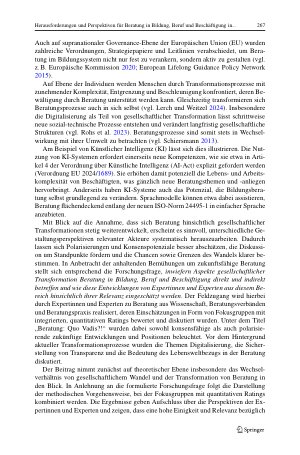 Vorschauseite 3: Herausforderungen und Perspektiven für Beratung in Bildung, Beruf und Beschäftigung in gesellschaftlicher Transformation