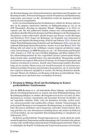 Vorschauseite 4: Herausforderungen und Perspektiven für Beratung in Bildung, Beruf und Beschäftigung in gesellschaftlicher Transformation