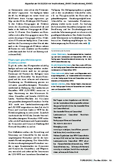 Vorschauseite 4: Hitzebelastung als Einflussfaktor auf die Gesundheit