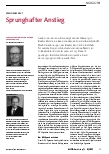 Vorschauseite 1: Sprunghafter Anstieg