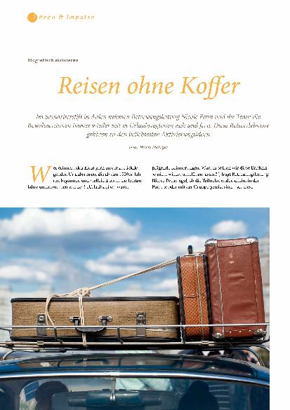 Vorschauseite 1: Reisen ohne Koffer