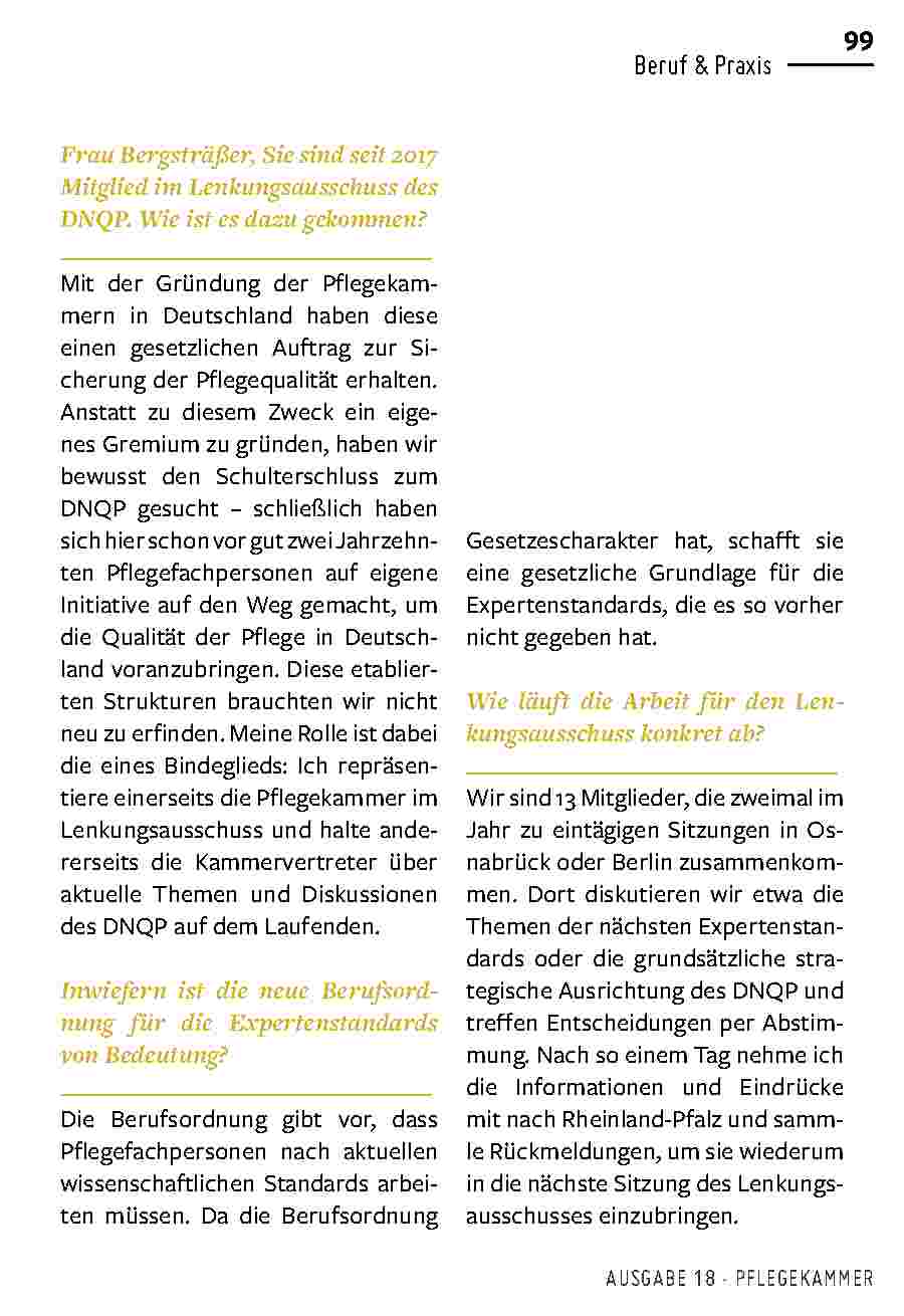 Vorschauseite 2: Standards sind ein Muss, kein Kann.