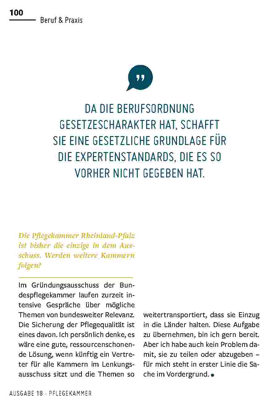 Vorschauseite 3: Standards sind ein Muss, kein Kann.