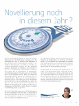 Vorschauseite 2: Berufsgesetze: Novellierung noch in diesem Jahr?
