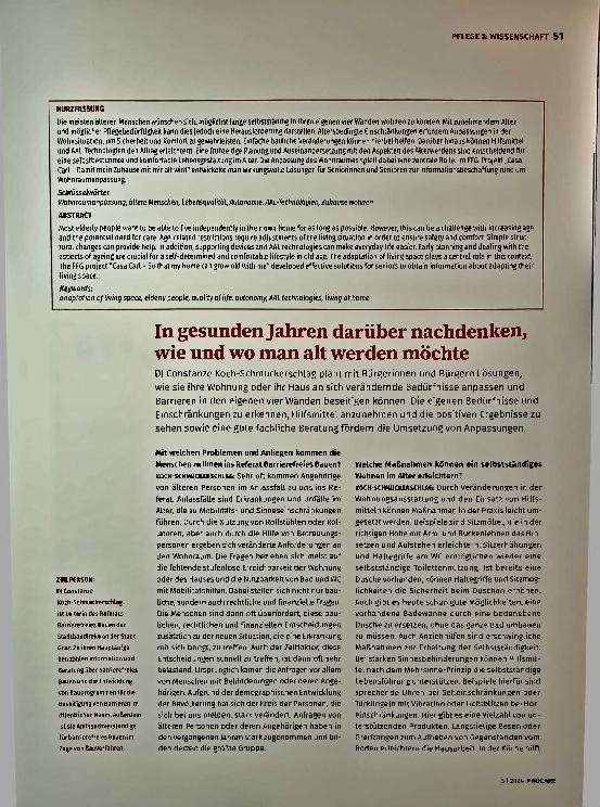Vorschauseite 2: Wohnraumanpassung: Damit mein Zuhause mit mir alt wird.