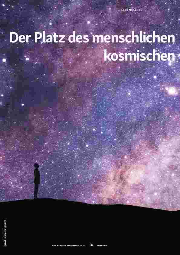 Vorschauseite 1: Der Platz des menschlichen Geistes im kosmischen Ganzen