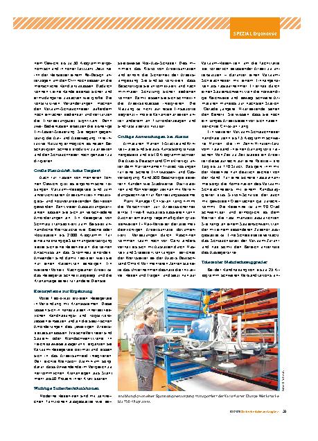 Vorschauseite 2: Hebehilfen statt Hexenschuss