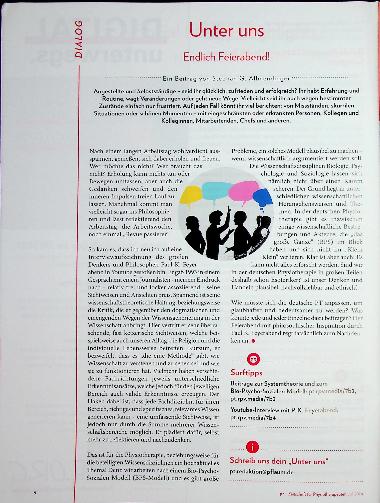 Vorschauseite 1: Unter uns, endlich Feierabend!