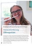 Vorschauseite 1: Mundpflege bei Menschen mit geistiger Beeinträchtigung - Herausforderung Zähneputzen