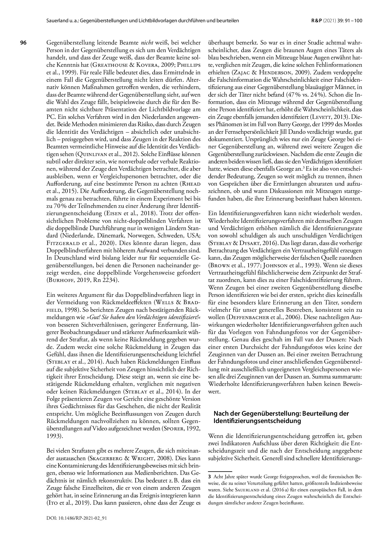Vorschauseite 6: Gegenüberstellungen und Lichtbildvorlagen durchführen und beurteilen: Ein Leitfaden