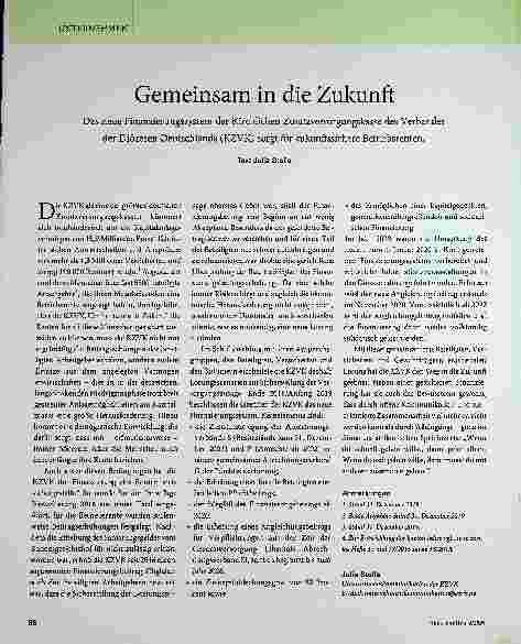 Vorschauseite 1: Gemeinsam in die Zukunft