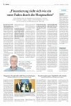 Vorschauseite 1: "Finanzierung zieht sich wie ein roter Faden durch die Hospizarbeit. "
