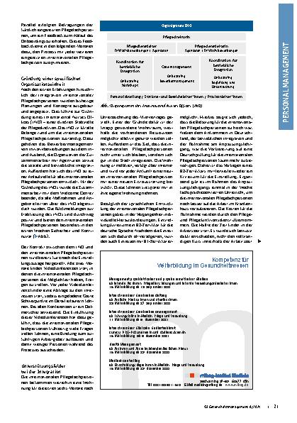 Vorschauseite 2: Anwerben und Halten von internationalen Pflegefachpersonen. Wie lassen sich offene Stellen strukturiert und langfristig mit Pflegepersonal aus dem Ausland nachbesetzen?