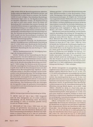 Vorschauseite 2: Verzicht auf Neufassung einer aufgehobenen Regelbeurteilung