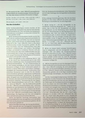 Vorschauseite 5: Verzicht auf Neufassung einer aufgehobenen Regelbeurteilung