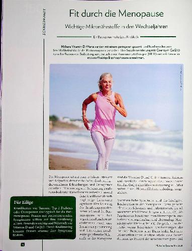 Vorschauseite 1: Fit durch die Menopause: Wichtige Mikronährstoffe in den Wechseljahren