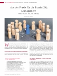 Vorschauseite 1: Aus der Praxis für die Praxis (24): Management. Woran erkennt man gute Führung?