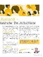 Vorschauseite 2: Fachkräfte aus dem Ausland - Praxis Fachkräfte aus dem die Anerkennung ausländischer Berufsabschlüsse