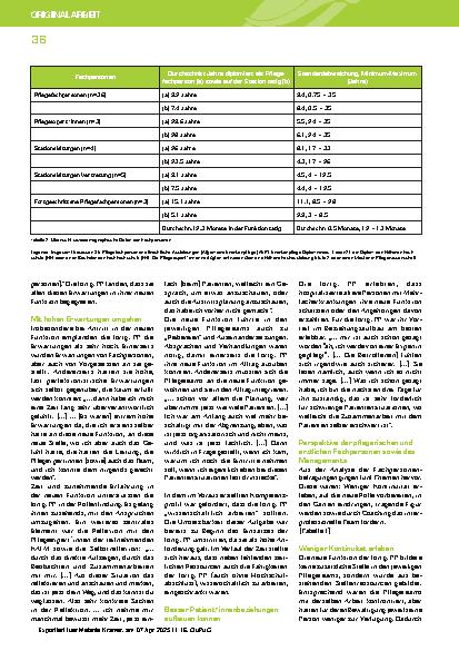 Vorschauseite 6: Karriereentwicklung erfordert Rollenentwicklung: Eine qualitative Studie am Beispiel von fortgeschrittenen Pflegefachpersonen