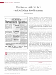 Vorschauseite 1: Heroin - einst ein frei verkäufliches Medikament