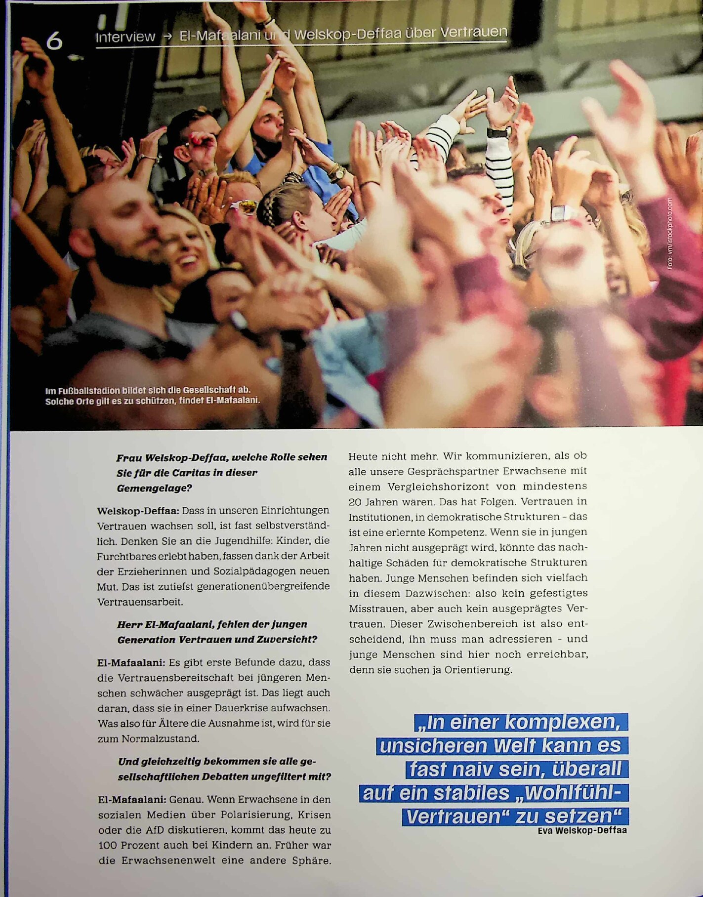 Vorschauseite 3: „Misstrauen schafft heute Zusammenhalt“