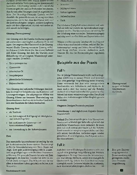 Vorschauseite 4: Der Lauf des (Männer)Lebens 2 Naturheilkunde bei benigner Prostatahyperplasie