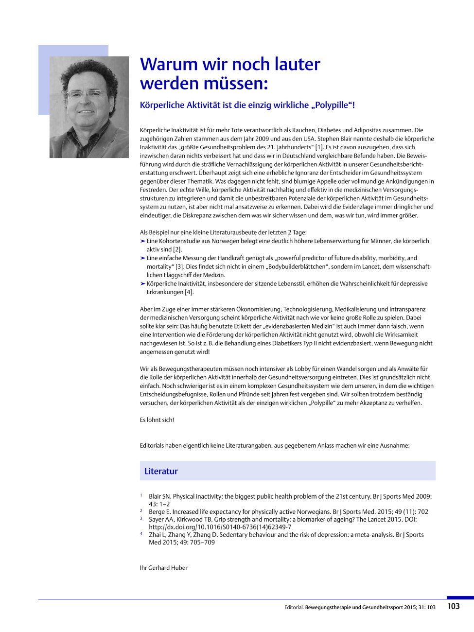 Vorschauseite 1: Warum wir noch lauter werden müssen: