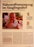Vorschauseite 1: Nährstoffversorgung im Säuglingsalter