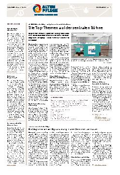 Vorschauseite 1: Die Top-Themen auf der zentralen Bühne