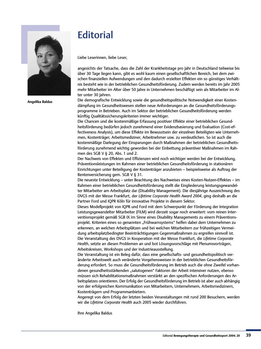 Vorschauseite 1: Editorial