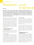 Vorschauseite 1: Faszien und transversale Septen