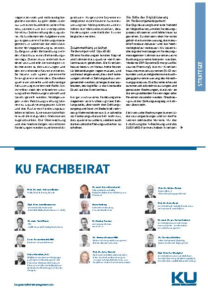Vorschauseite 2: Forderungsmanagement im Gesundheitswesen
