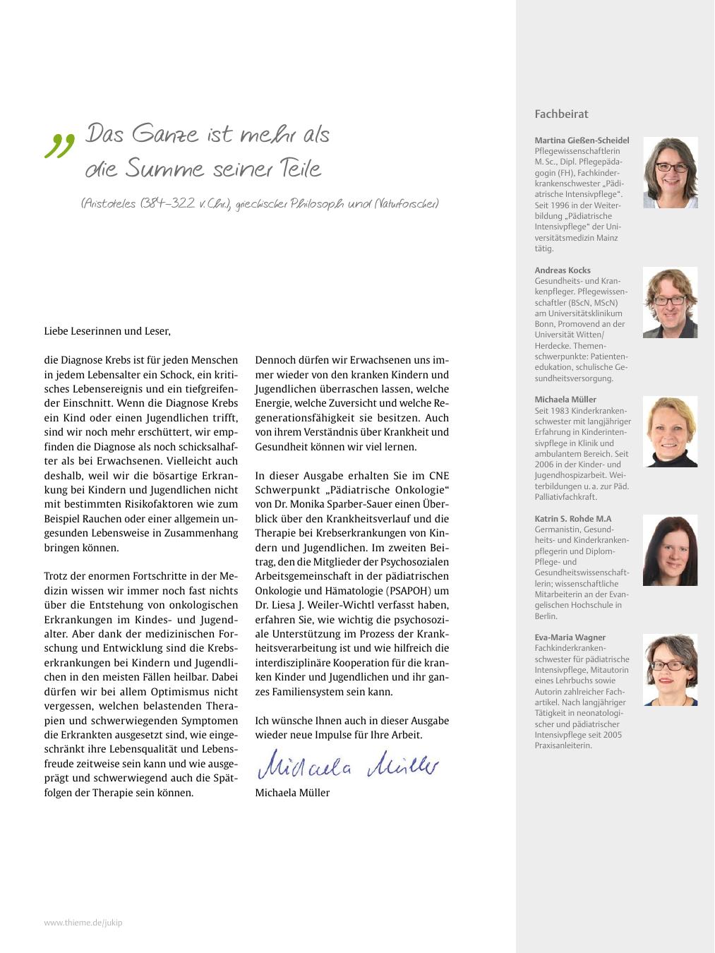 Vorschauseite 1: Editorial