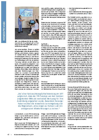 Vorschauseite 2: Lernen in der virtuellen Realität