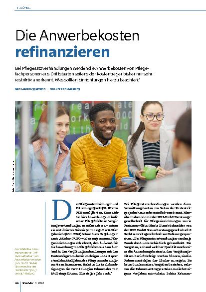 Vorschauseite 1: Die Anwerbekosten refinanzieren