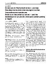 Vorschauseite 1: Diversität im Hochschulkontext – und das Desiderat eines diskriminierungskritischen Gesundheitsverständnisses