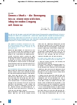 Vorschauseite 1: Demenz Meets – die Bewegung hin zu einem menschlichen, integrativen Umgang mit Demenz