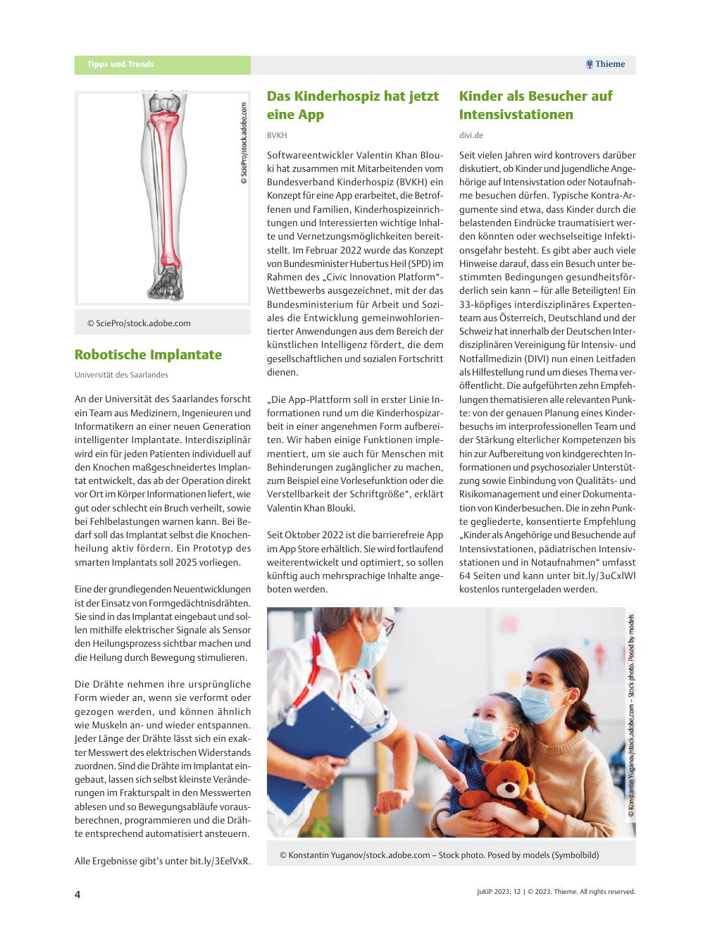 Vorschauseite 1: Tipps und Trends
