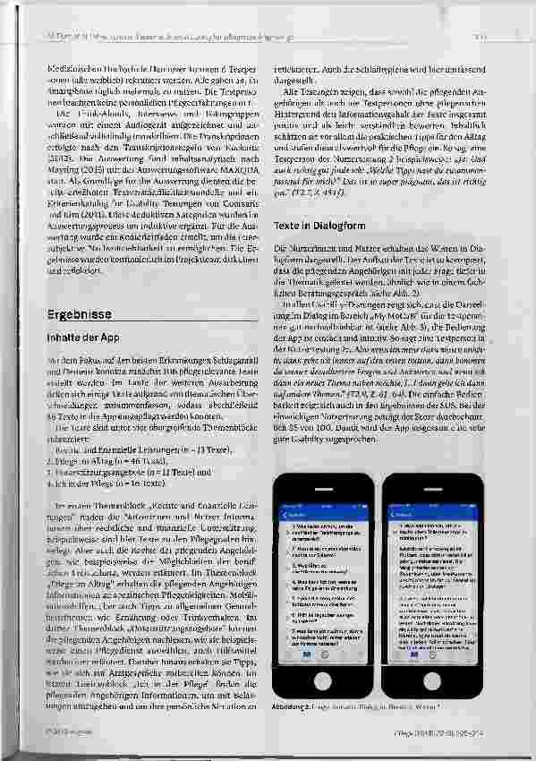 Vorschauseite 5: Über das Smartphone Wissen und Unterstützung für pflegende Angehörige bereitstellen - Das Projekt MoCaB