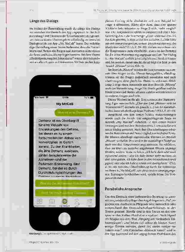 Vorschauseite 6: Über das Smartphone Wissen und Unterstützung für pflegende Angehörige bereitstellen - Das Projekt MoCaB