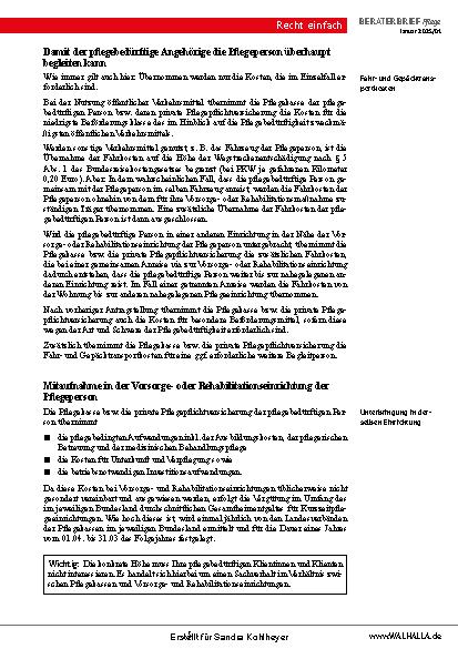 Vorschauseite 5: Beraterbrief Pflege Heft 1-2025