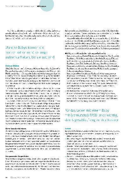 Vorschauseite 4: Alkohol in der Schwangerschaft - noch immer unterschätzt