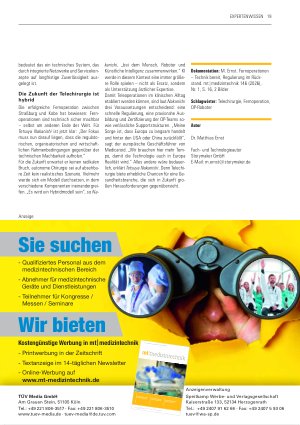 Vorschauseite 4: Fernoperationen: Technik bereit – Regulierung im Rückstand