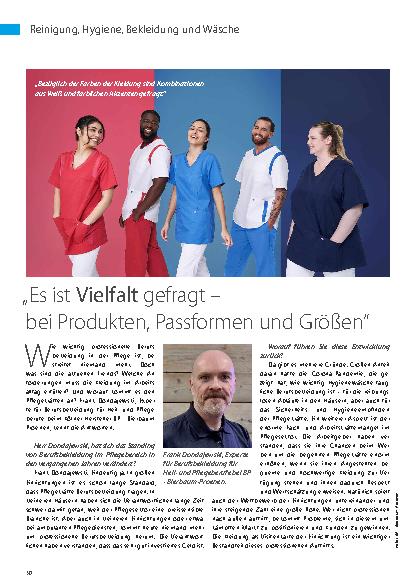 Vorschauseite 1: „Es ist Vielfalt gefragt – bei Produkten, Passformen und Größen. “